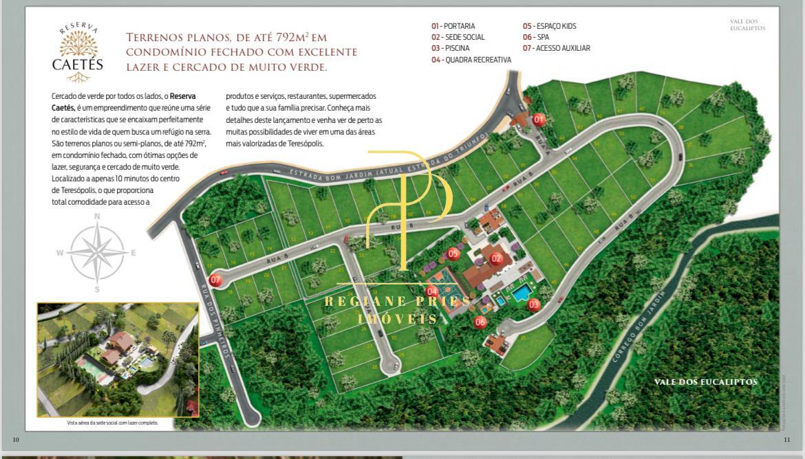 Terreno à venda, 350m² - Parque do Imbui,Teresópolis